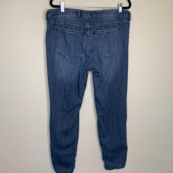 Eddie Bauer Flannel Lined Jeans Relaxed Boyfriend Sz 16 - Picture 3 of 7